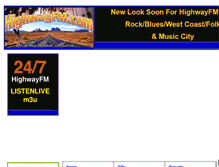 Tablet Screenshot of highwayfm.com
